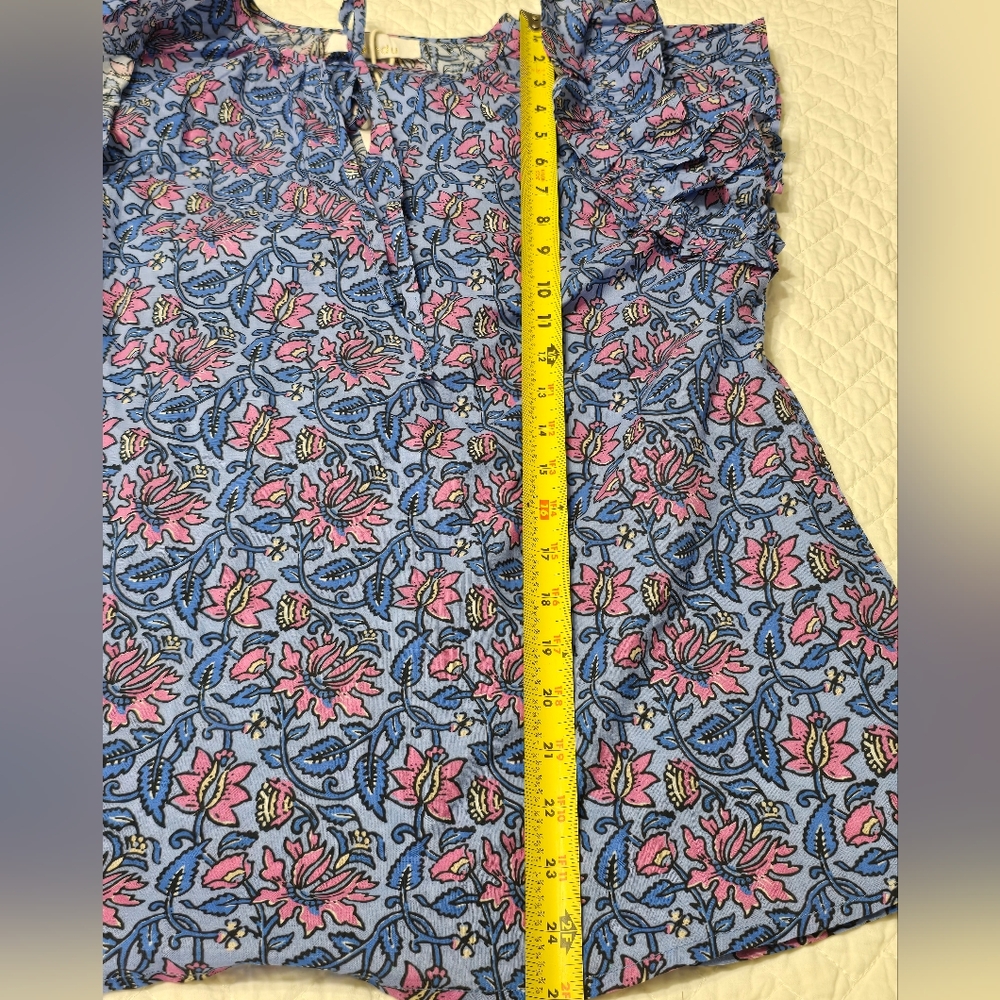 BINDU NWT The LouLou Blueberry Top Women's Size Small - Picture 3 of 9